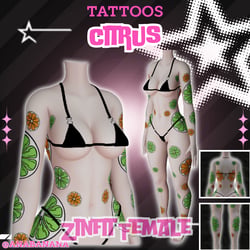 🍊 Citrus Tatts | Zinfit Female
