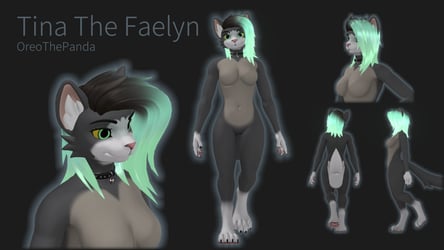 Tina the Cat - Cartoon Cat Faelyn Texture