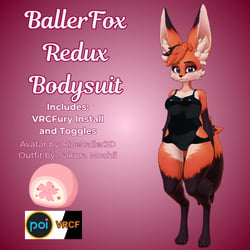 Shiny Bodysuit for BallerFox Redux