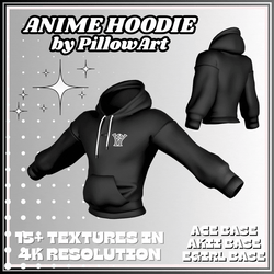 Unisex Anime Hoodie by PillowArt