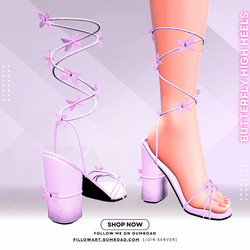 Butterfly High Heels