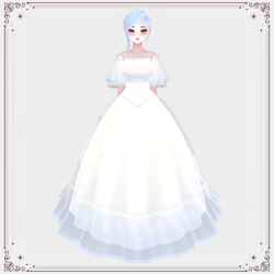 Romantic Chiffon Dress for ZinPia / E-Girl Body [FREE]