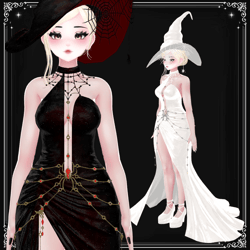 Blood Moon Widow Outfit Set for EGIRL Body | duchess.rh