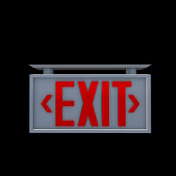 Exit Sign (Raycast)
