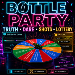 🍾🎉 Bottle Party | Truth, Dare, Shoots And LOTTERY Roulette 🎰🔥