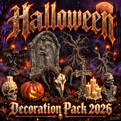 🎃Halloween [Deco Pack 26]👻