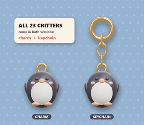 23 Critter Charms Avatar Charm & Keychain Pack (PC + Quest)