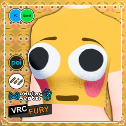 Flush Emoji Outfit ~ Panda Female Base v1