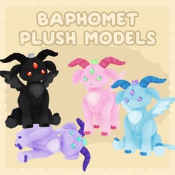 Baphomet Plush Models