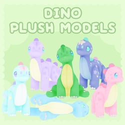 Dino Plush Models
