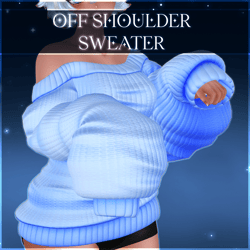 ˗ˏˋ ꒰ " Off Shoulder Sweater " ꒱ ˎˊ˗