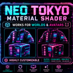 VRChat Neo Tokyo Effect Material | Avatar & Worlds