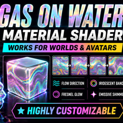 VRChat Gas on Water Effect Material | Avatar & Worlds