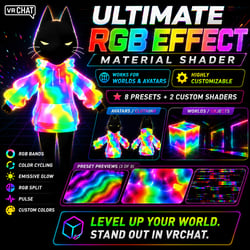 VRChat Ultimate RGB Effect Material | Avatars & Worlds