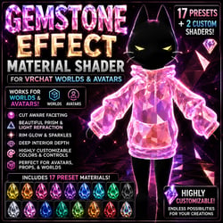 Gemstone Effect Material Shader | Avatars & Worlds