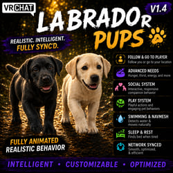 VRChat Labrador Pup World Pet