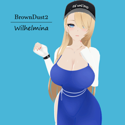 Wilhelmina Water Park Queen - BrownDust2 VRChat 3D Avatar