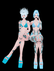midnight flower cursed testure egirl base