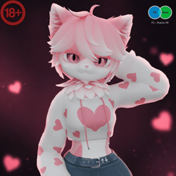 [NSFW] Pinki - PC & Quest - Deira Femboy + Female Furry Avatar 
