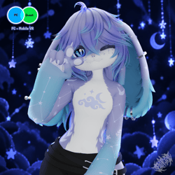 Lyra - PC & Quest - Deira Bunny VRChat Furry Avatar