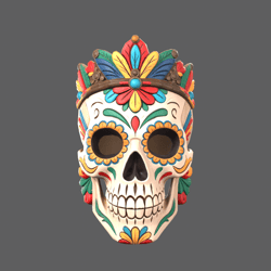 Festival Calavera VR – Day Of The Dead Flower Skull Mask (PC + Quest)