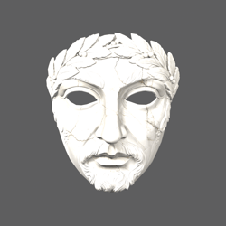 Aurelius Roman VR – Laurel-crowned Roman Face Mask (PC + Quest)