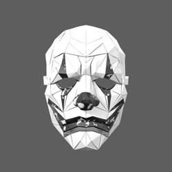 Shatter Clown VR – Faceted Geometric Clown Mask (PC + Quest)