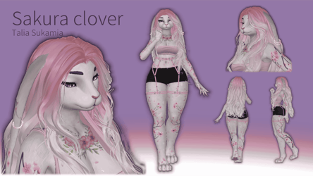 Sakura Blossom Texture-Clover Bunny