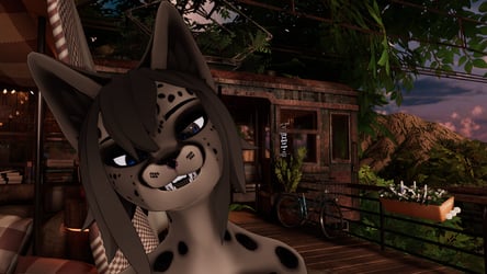 Silver Cheetah Vixine Texture