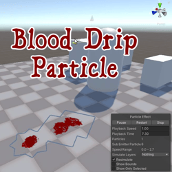 Blood Drip VRChat Roleplay Particle (VRCFury Compatible) 