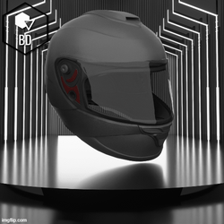 Motorbike helmet