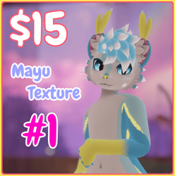 Mayu Texture - Sky Blue & Sunlight Yellow