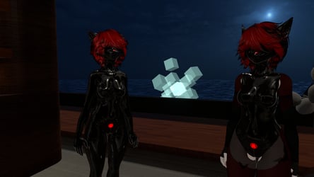 VrBase Furry Latex suit, Bodysuit, Latex mask