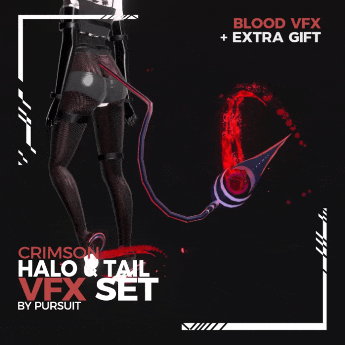 Crimson Halo & Tail with VFX + GIFT Set [Halloween 2026] 