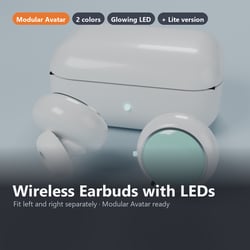 Free Wireless Earbuds with LEDs - 2 Colors, Light Version Included | VRChat