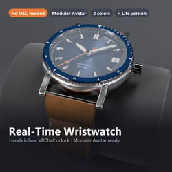 Real-Time Wristwatch - Hands Show the Current Time, No OSC | VRChat