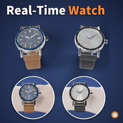 Real-Time Wristwatch - Hands Show the Current Time, No OSC | VRChat