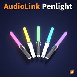 Penlight that Pulses to Music - Any Color by Dial, AudioLink | VRChat