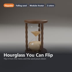 Hourglass You Can Flip - Sand Runs for About 60 Seconds | VRChat