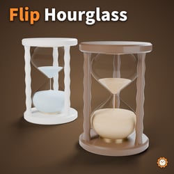 Hourglass You Can Flip - Sand Runs for About 60 Seconds | VRChat
