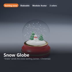 Snow Globe - Shake to Stir Up the Snow | VRChat