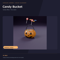 Free Halloween Candy Bucket - Candy Pops Out and Falls Back | VRChat