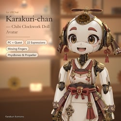 Karakuri-chan — Chibi Clockwork Doll Avatar | PC + Quest