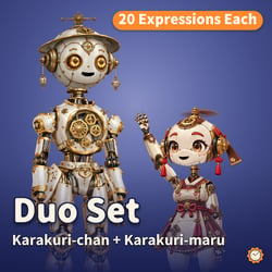 Karakuri-chan & Karakuri-maru v2.0 Duo — HQ PC + Legacy Quest