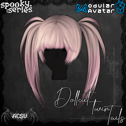 Dollcut Twin Tails Hair & Halloween Hair Accessories