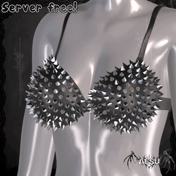 Spiked Bra (Server free!) | Rigged to 2 bases