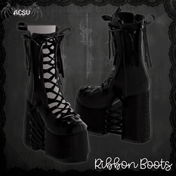 Ribbon Boots