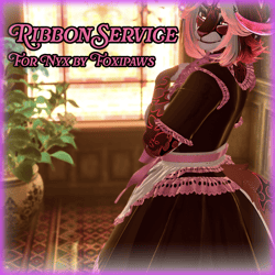 Ribbon Service Maid Dress (Nyx by Foxipaws)