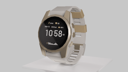 VRChat Smart Watch (Working time, date and heartrate)