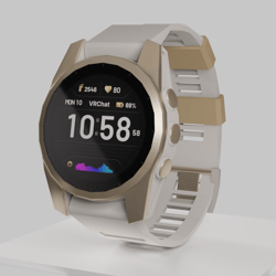 VRChat Smart Watch (AudioLink + Working time, date and heartrate)